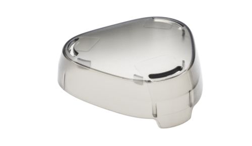 Beschermkap houdt het scheerhoofd schoon tussen scheerbeurten in