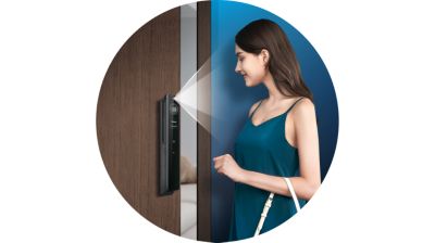 With touch-free convenience