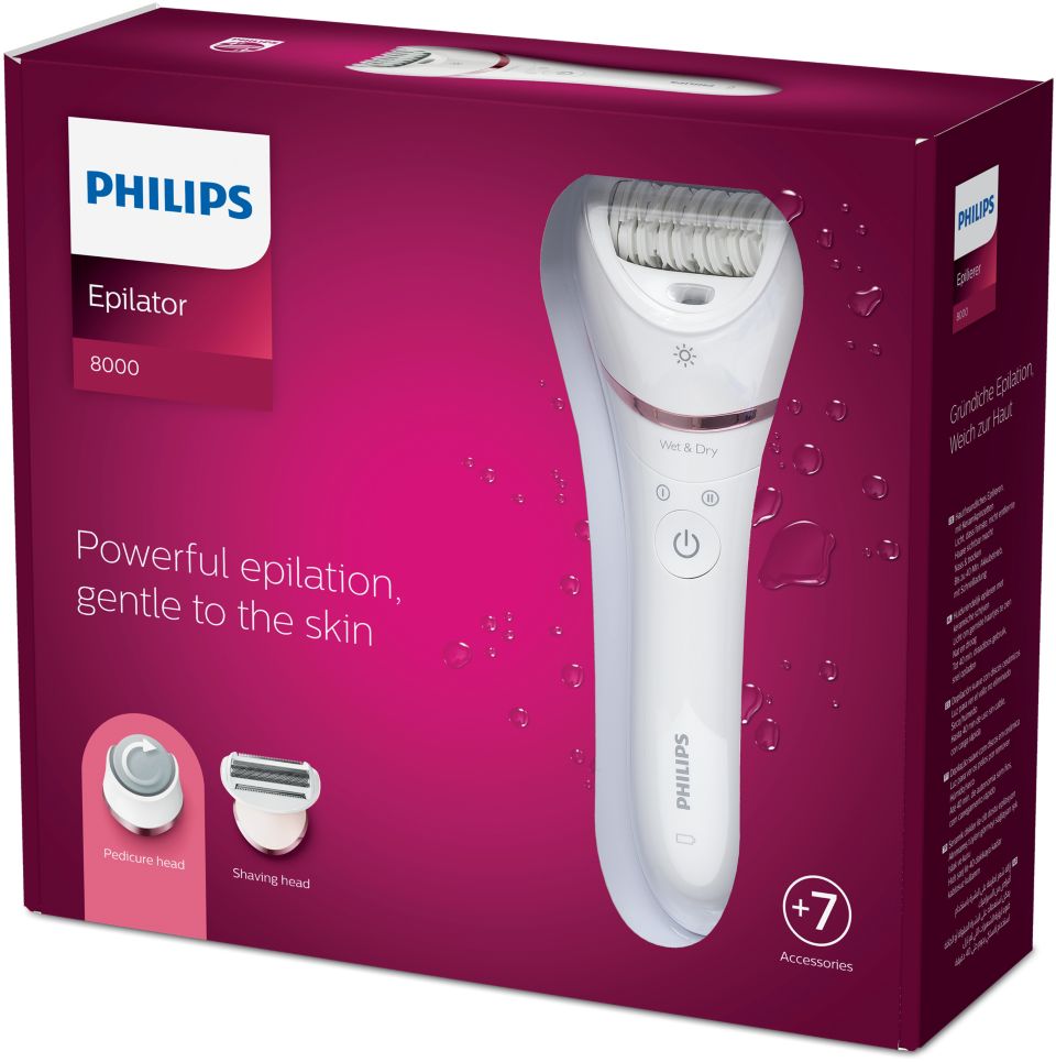 Epilator Series 8000 Epilierer, nass und trocken BRE730/10 | Philips