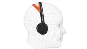 Det tettsittende hodebåndet passer optimalt til konturene på alles ører