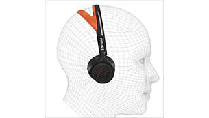 Snug-fit headband optimally fits any ear contour