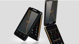 奢华的双 3.5 英寸 WVGA IPS 显示屏