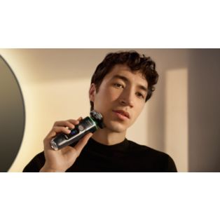 i9000 Prestige Ultra Elektrisk shaver våd og tør barbering med SkinIQ Pro