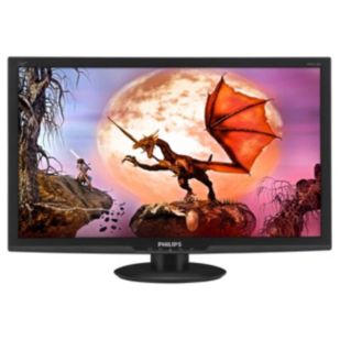 LCD-monitor met LED-achtergrondverlichting