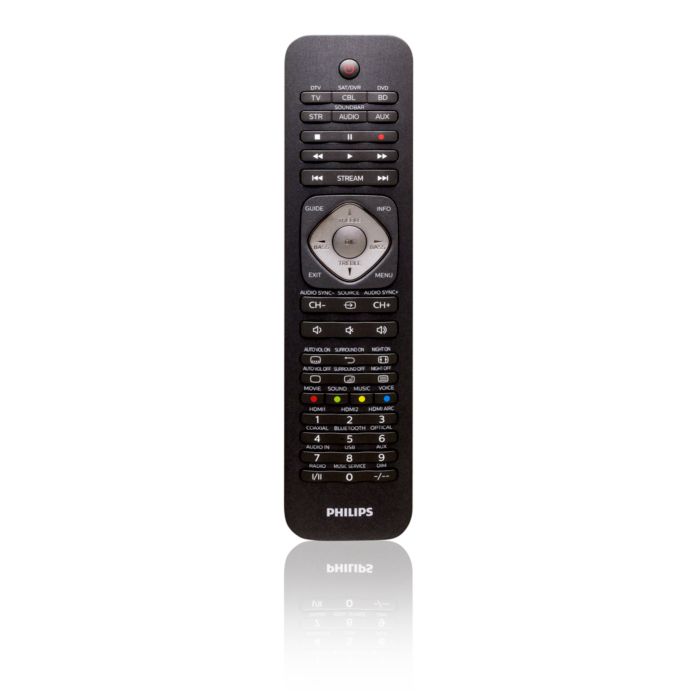 6-in-1 universele afstandsbediening