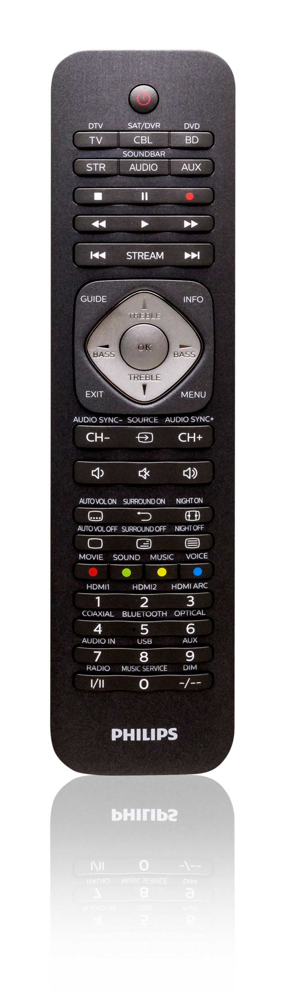 mando a distancia universal philips srp5016/10 6 en 1