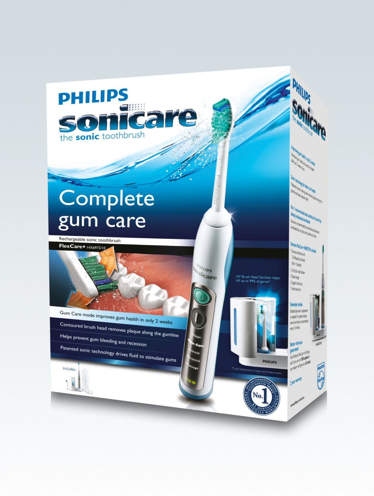 電動歯ブラシ Flex Care+ FlexCare+ Sonic electric toothbrush HX6972/10 | Sonicare