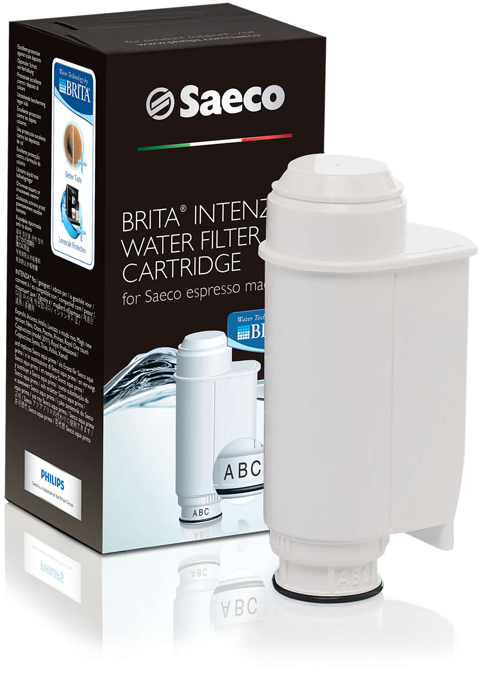 YCF-005-6 Saeco Intenza CA6702-6 PACK Brita Water Filter Compatible with Brita 