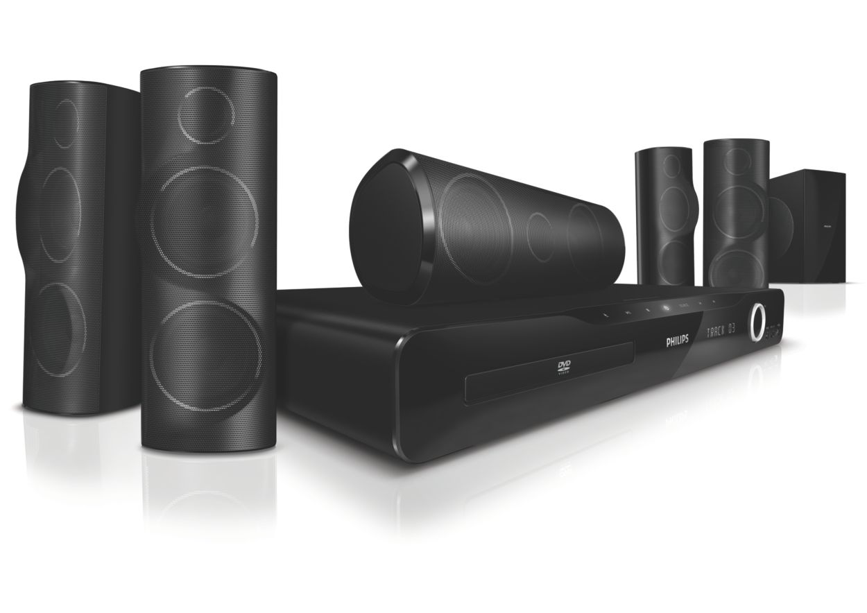 Philips home theatre 5.1 with hot sale optical input