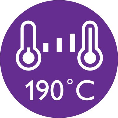 190C styling temperature
