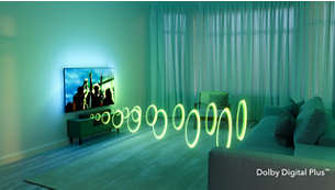 Dolby Digital Plus. Cinematic sound at home
