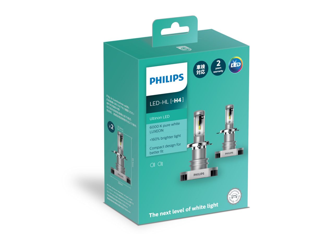 Philips Ultinon Essential Led H7 12v 11972uex2 6000k Car Bright Led  Headlight Auto Hl Beam Thermalcool (twin Pack) - Car Headlight Bulbs(led) -  AliExpress