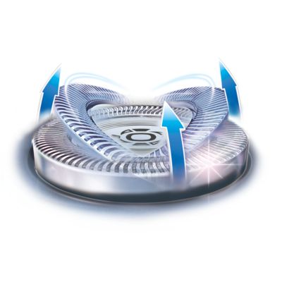 顔の輪郭にフィットする密着フロートヘッド