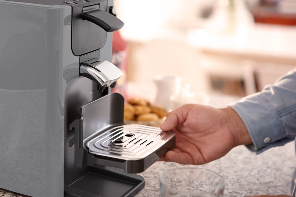 Machine A Cafe Dosette Senseo Philips Quadrante Hd7866/11 + Boîte