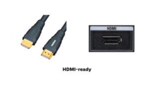 HDMI-ready for top quality, multimedia experience