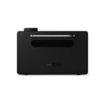 Splash-proof portable radio for home and garden