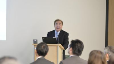 牛田隆氏がAED啓発について講演