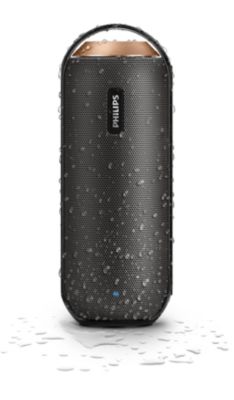 Enceinte Bluetooth Portable Compacte - Design Cadre Métal, Bouton CD - Son Haute Fidélité Avec Basses - Pour Maison, Bureau, Extérieur - 5