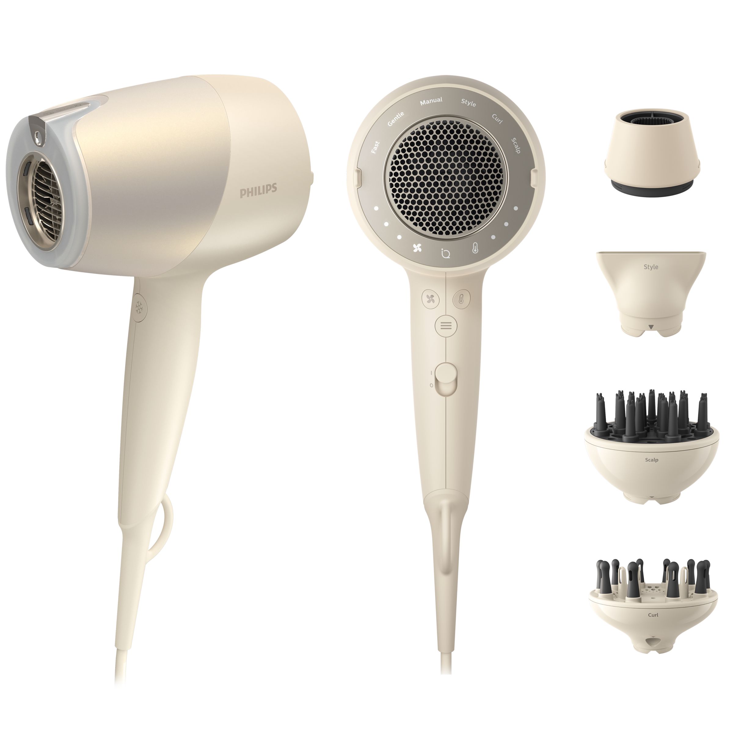 Philips 9000 Series - Fén S technologií SenseIQ - BHD829/00