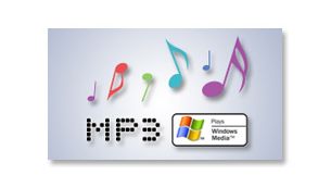 Reproduce CD de MP3/WMA, CD y CD-RW