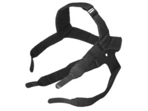 PerforMax Total Face Mask Four-point headgear with crown strap, clips, L, 5 pack