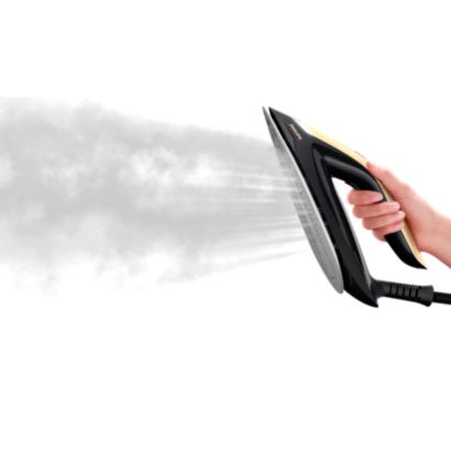 The iron that adapts steam to your ironing speed