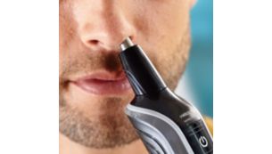 Éliminez en douceur les poils indésirables du nez et des oreilles