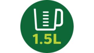 سعة الوعاء 1.5 لتر