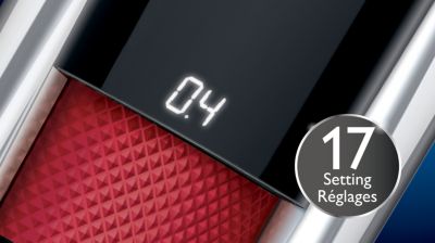 O botão de zoom "trava" o ajuste escolhido