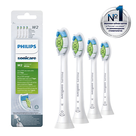 HX6064/12 Philips Sonicare W2 Optimal White Насадки для осветления зубной эмали