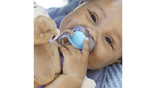 Plush toy is compatible with all Philips Avent pacifiers