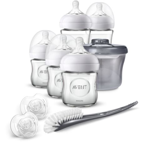 SCD305/01 Philips Avent Fütter-Set aus Glas für Neugeborene