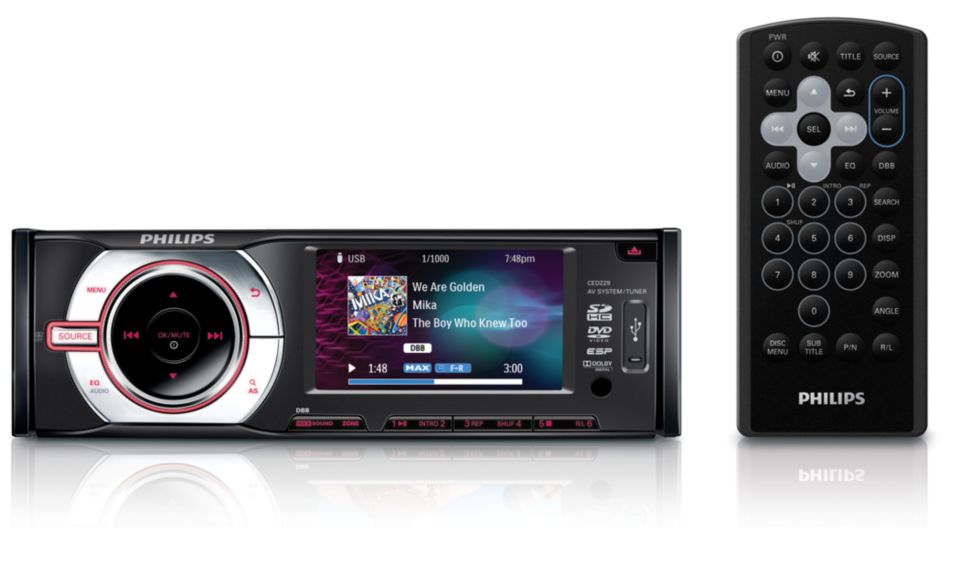 philips - radio de auto con video ced-229 comprar en tu tienda online  Buscalibre Ecuador