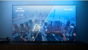 Televizorul cu imagine HDR realistă. TV Philips 4K UHD.