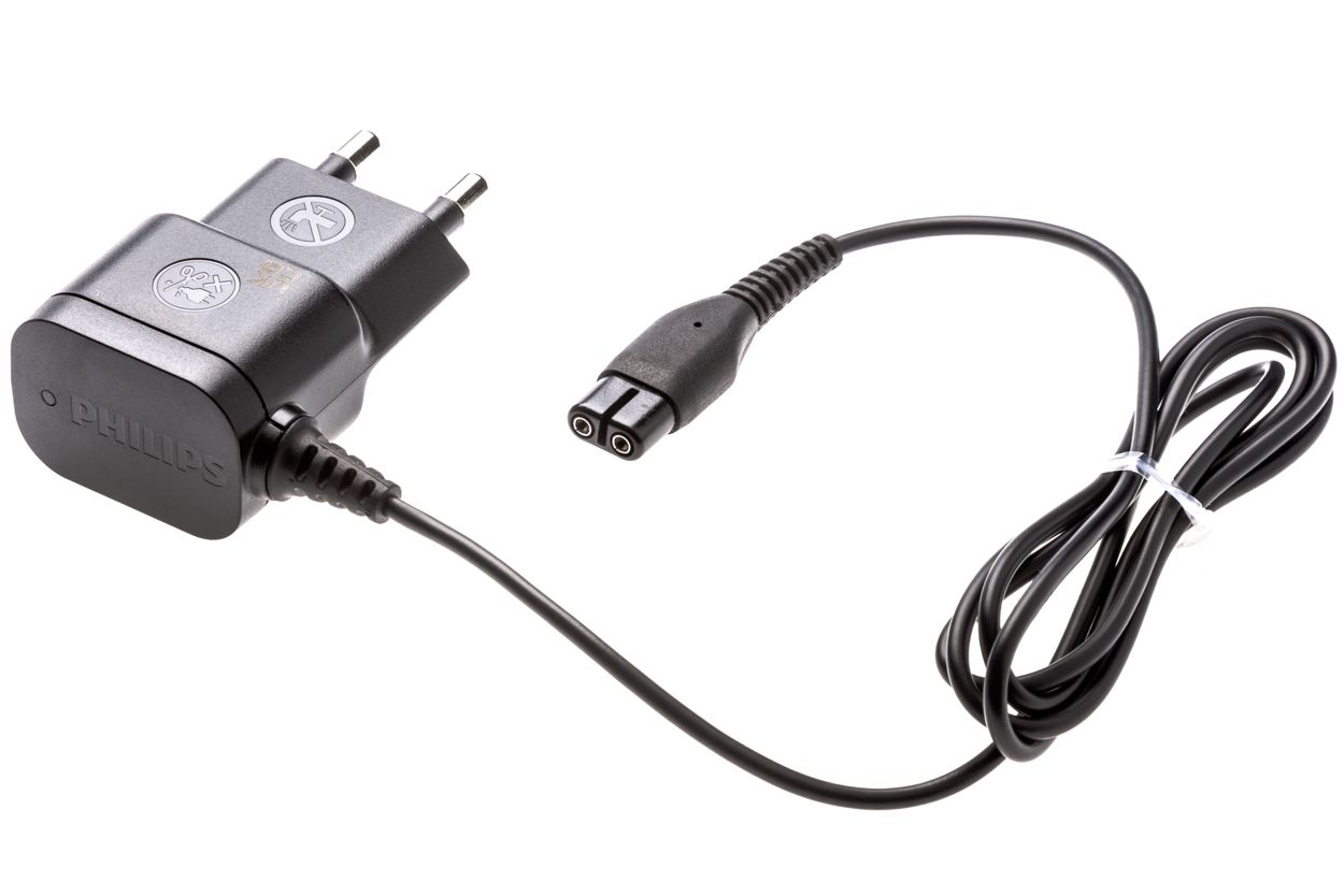 Connects your shaving device to a mains outlet