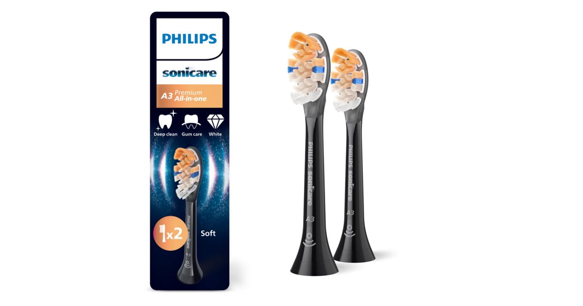 Philips Sonicare Premium All-in-One 2-balenie kefkových nadstavcov HX9092/88 - hlavný produktový obrázok Philips