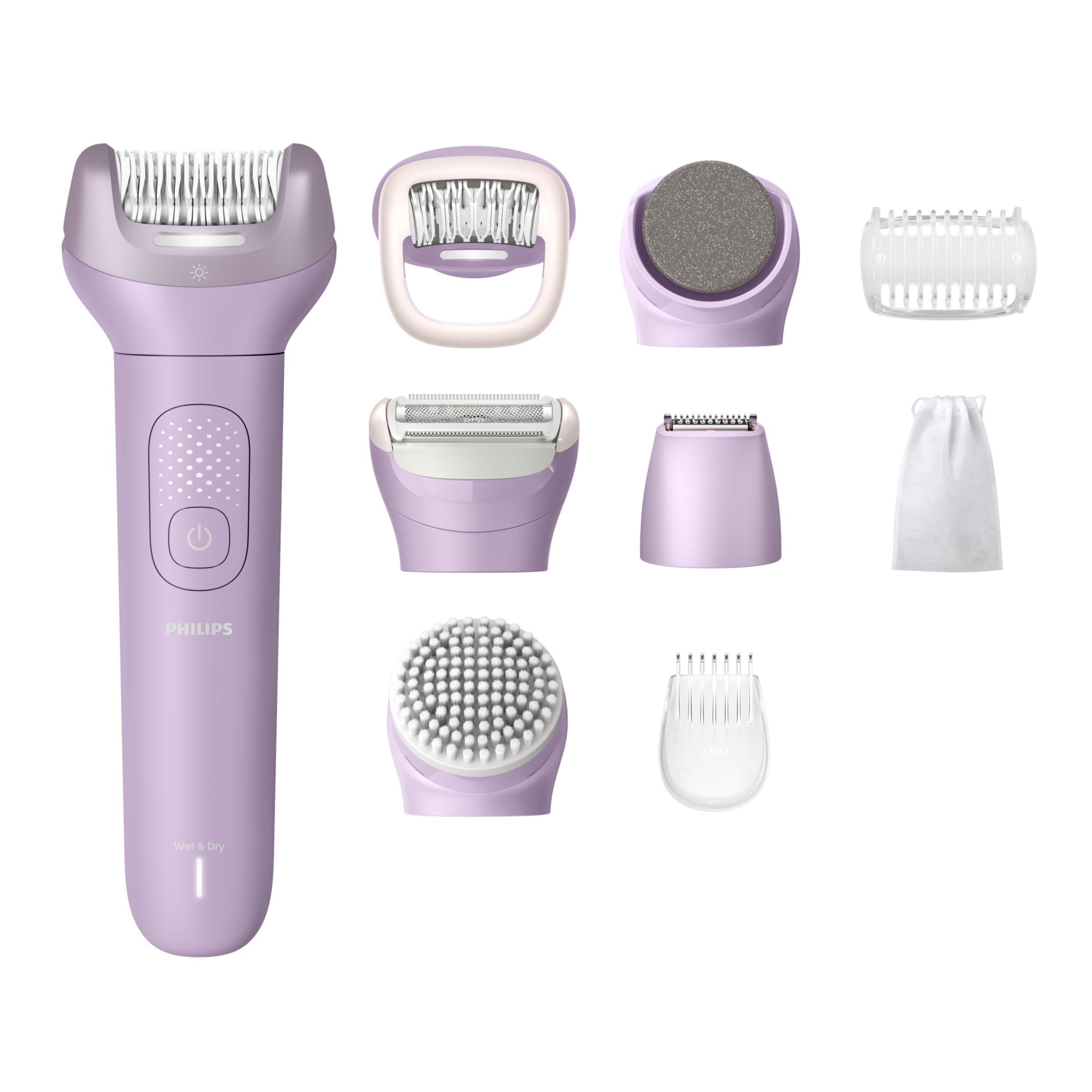 Philips Epilator Series 9000 - Bezdrátový Epilátor Na Mokré I suché Ošetření - BRE728/00