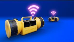 Auracast&trade;&lrm; لإعدادات مكبرات صوت متعددة