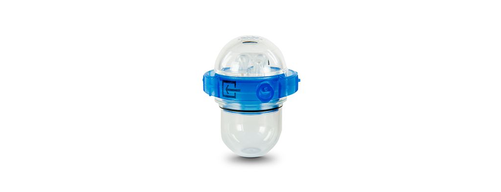 94020 Low-Flow Disposable Water Trap (Blue) Disposable Water Trap Respiration, Expression MR