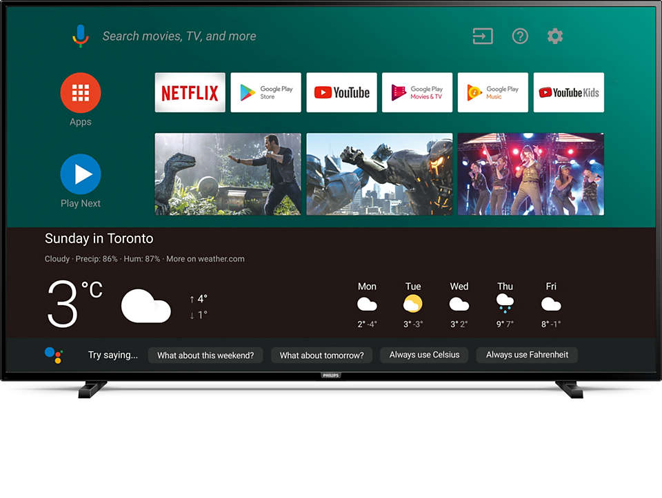 4K AndroidTV with Google Assistant