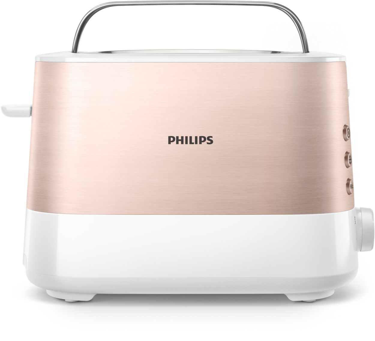 Philips Viva Collection Tostapane, 2 Fette, 7 Impostazioni, Scongelamento e  Scalda Brioche Integrato, Auto Spegnimento, Leva di Sollevamento, Nero  (HD2637/90) : : Casa e cucina