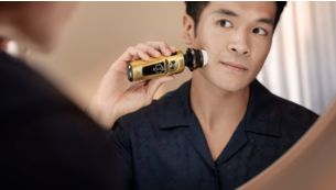 Click-on cleansing brush for deep facial cleansing