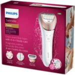 More hair removal power + tweezing actions in a Philips epilator