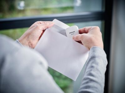Philips hartmonitor in envelop