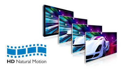 HD Natural Motion pro velice plynulý pohyb ve filmech s plným vysokým rozlišením