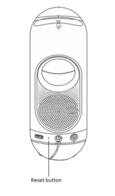 Кнопка сброса светового будильника Philips Somneo Wake-up Light