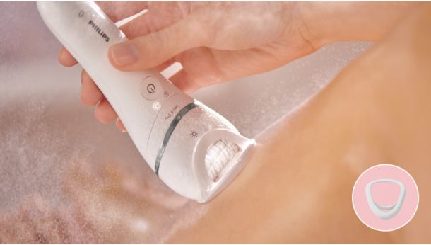 Optimaalse nahakontakti otsik lihtsaks epileerimiseks