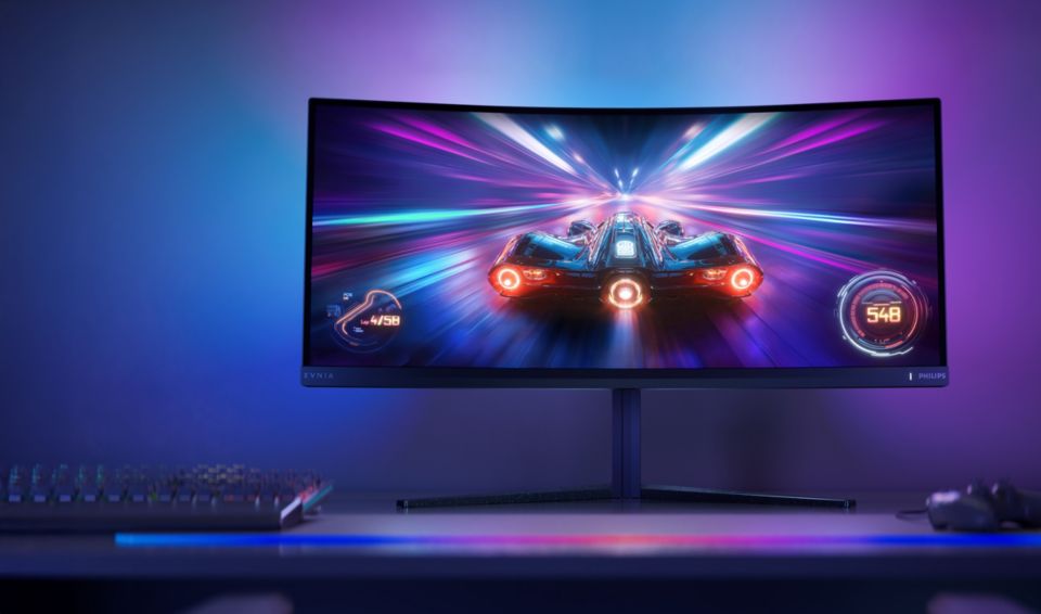 Curved Gaming Monitor QD OLED gaming monitor 34M2C6500/00 | Evnia
