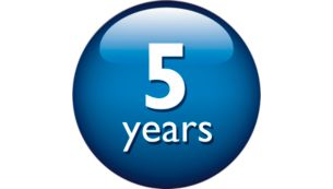 Long-lasting performance of up to 5 years
