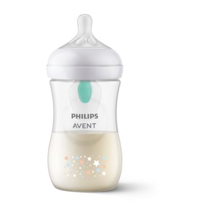 Philips Avent Natural Response Bottle Air Free Vent 260 ml, bear deco